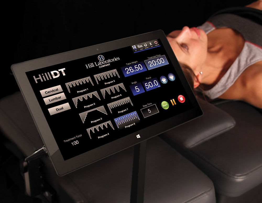 Hill DT Decompression Table Touchscreen